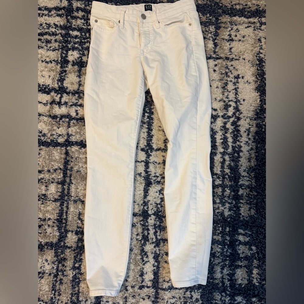 Gap White jeans - skinny jeans